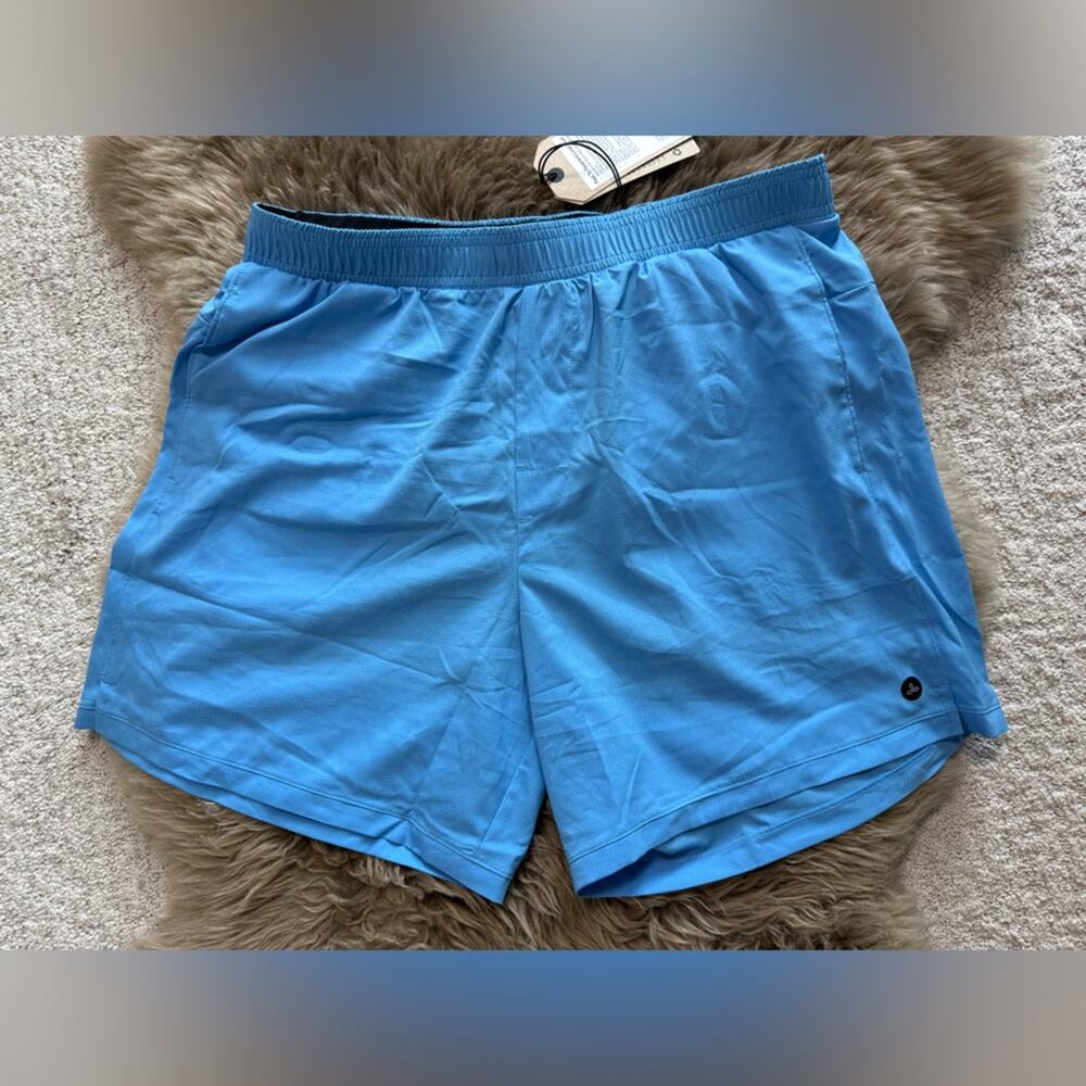 Prana Peak to Pavement Lined Shorts in Clear Sky Blue Men’s Large